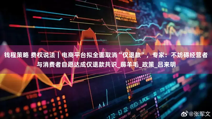 钱程策略 费权说法｜电商平台拟全面取消“仅退款”，专家：不妨碍经营者与消费者自愿达成仅退款共识_薅羊毛_政策_吕来明