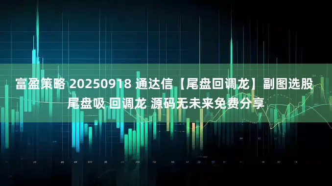 富盈策略 20250918 通达信【尾盘回调龙】副图选股 尾盘吸 回调龙 源码无未来免费分享